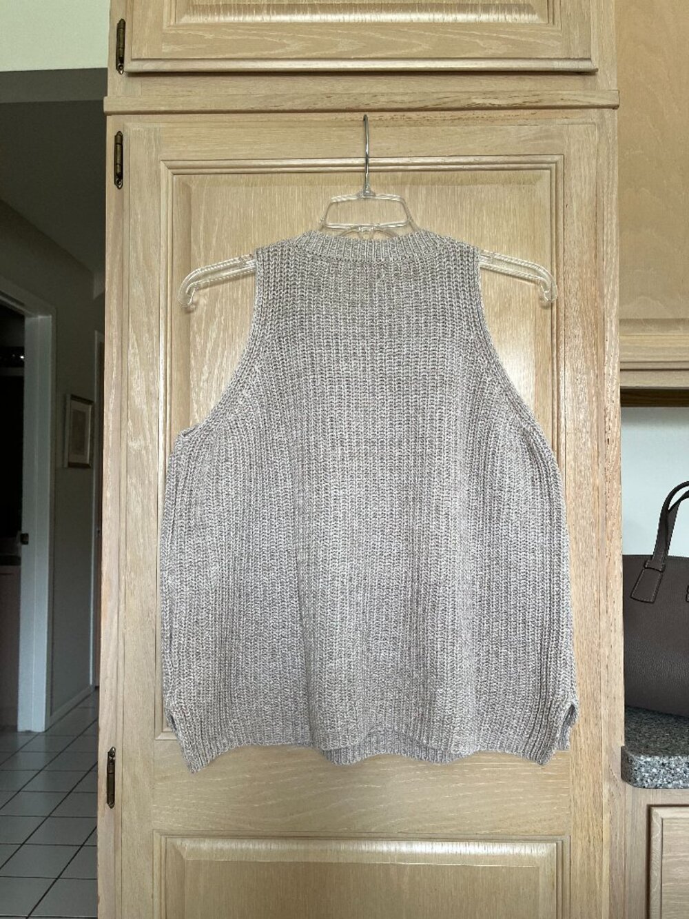 Evereve John + Jenn Martin Knit Sweater Tank 100% Cotton - Picture 3 of 5